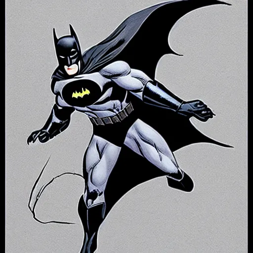 Prompt: Batman drawn by Bruce trimm