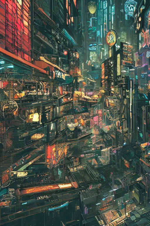 Image similar to an intricate cyberpunk background fully detailed. small details. sharp focus