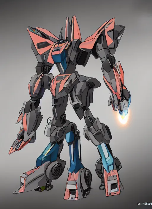 Image similar to Battle Mech, Wanzer, Gungriffon, Giant Mecha, Biped, Stylish, design drawing