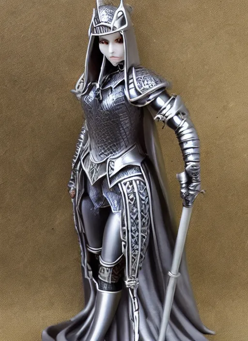 Image similar to 80mm, resin detailed model figure of Alchemy Imperial Princess knight gothic silver