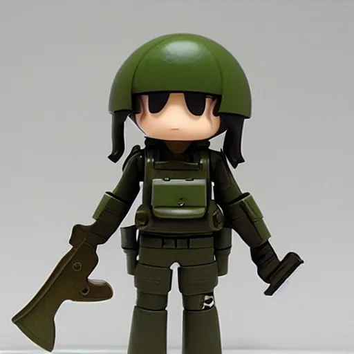 Image similar to ak 4 7, nendroid, stephen bliss style