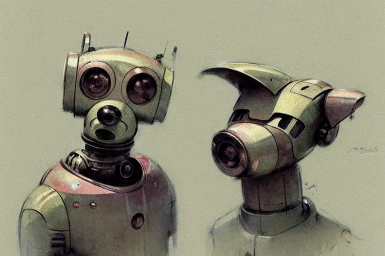 Image similar to ( ( ( ( ( 1 9 5 0 s retro future robot android dog. muted colors. ) ) ) ) ) by jean - baptiste monge!!!!!!!!!!!!!!!!!!!!!!!!!!!!!!