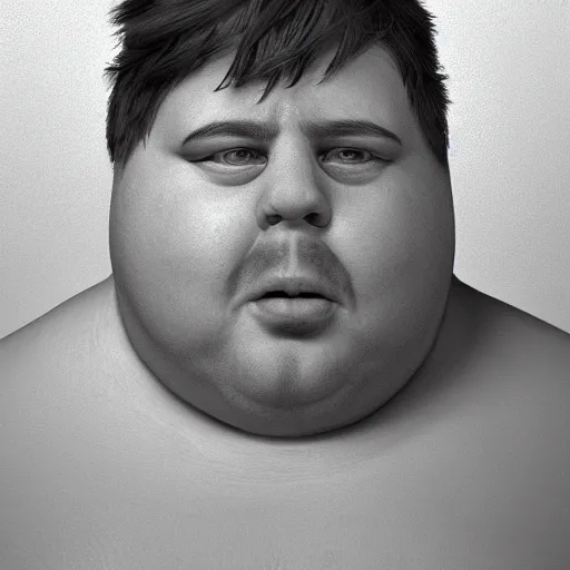 Prompt: hyperrealistic portait of obese stephen segal, photorealistic, rendered in octane, rendered in unreal engine, 4 k, beautiful colors, award winning, artstation, highly detailed, grotesque