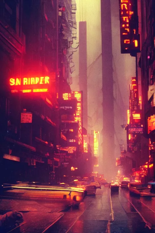 Prompt: san francisco in blade runner