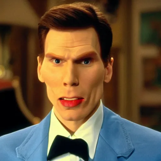 Image similar to Live Action Still of Jerma985 in Austin Powers, real life, hyperrealistic, ultra realistic, realistic, highly detailed, epic, HD quality, 8k resolution, body and headshot, film still