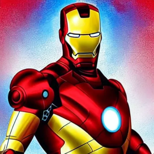 Prompt: Matthew McConaughey as Iron Man