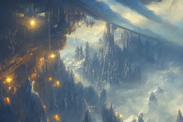 Image similar to priest of the mega of nail, art by robert mccall and anato finnstark and zoran janjetov, trending on artstation, atmospheric closeup view doge, steampunk, unreal engine 5, concept art, idealism