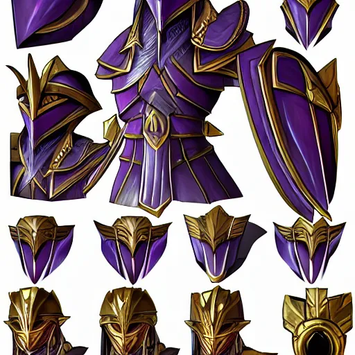 Image similar to azir league of legends armor fanart egyptian helmet ref sheet epic cinematic atmospheric menacing imposing ornate purple glowing eyes detailed digital art lineart shaded deviantart artstation 4 k