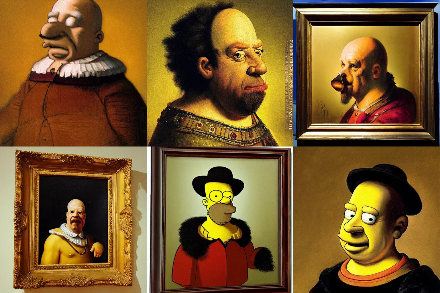 Prompt: homer simpson as painted by rembrandt