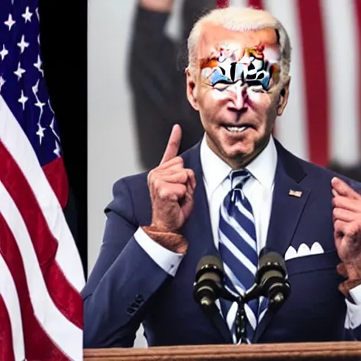 Prompt: Joe Biden cosplaying as Sephiroth