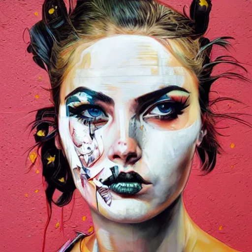 Image similar to photo of young woman by sandra chevrier