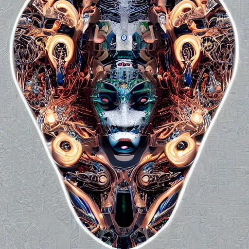 Prompt: an extremely beautiful biomechanical fame looking robot with large emoji tattoos, neon jacuzzi, extremely beautiful, chimeric organism, holodeck, pale skin, organic polycarbon, full frontal, portrait, highly detailed, transhumanist hydration, symmetrical, mechanical, anatomical, mendelbrot fractal, ray tracing, hyperdetailed, hyperrealistic, trending on artstation, oppai cyberpunk, octane render, hdr, uhd 4k