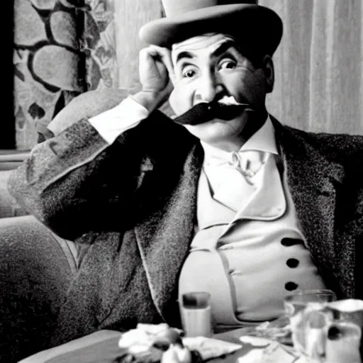 Image similar to hercule poirot