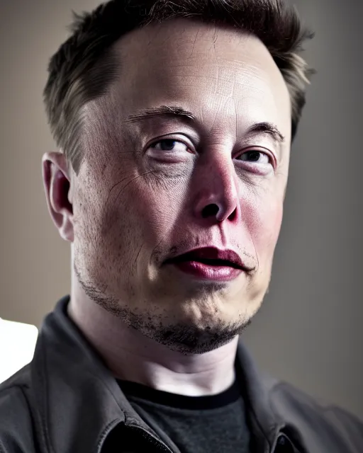 Image similar to A photo of Elon Musk , highly detailed, trending on artstation, bokeh, 90mm, f/1.4