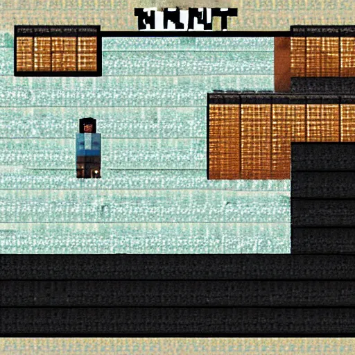 Prompt: Trent Reznor in Minecraft