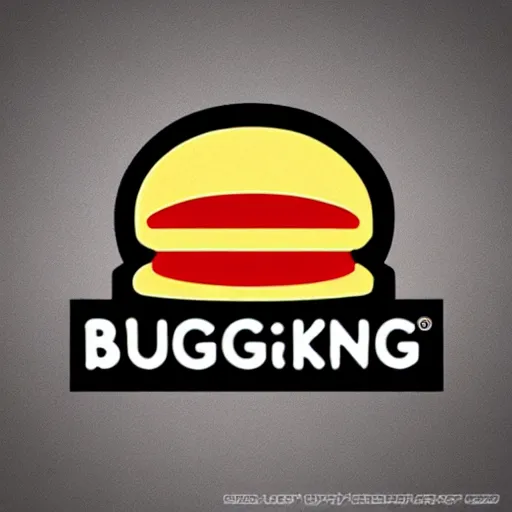 Image similar to burger king logo in metallica font