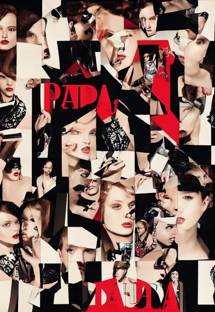 Image similar to Prada advertising campaign poster