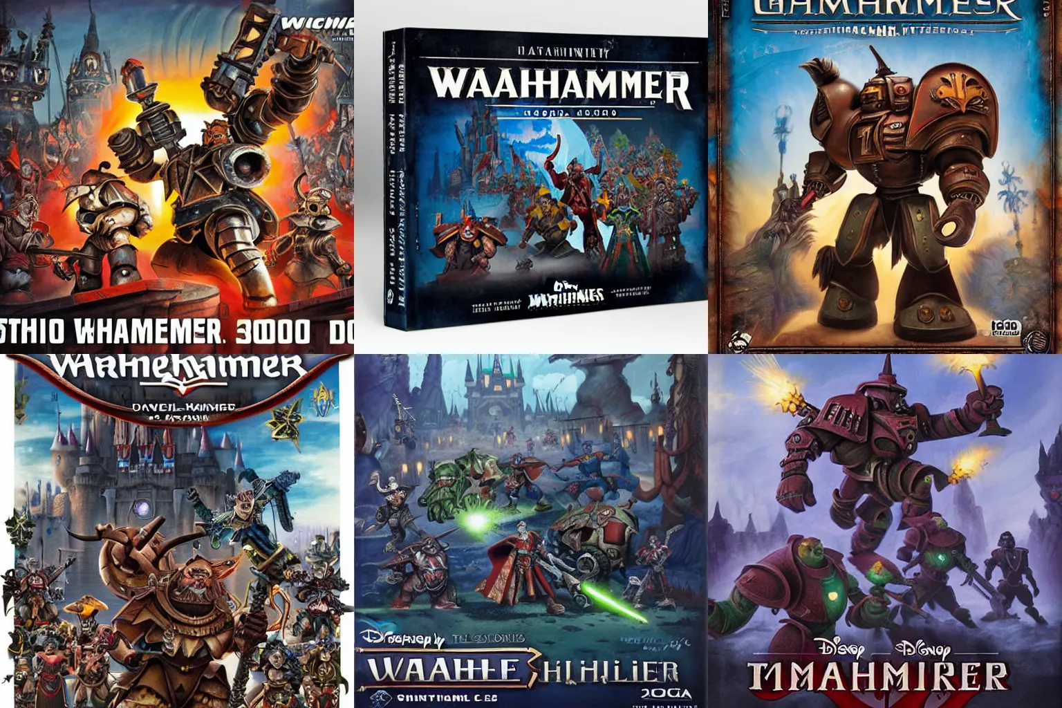 Prompt: Disney's Warhammer 40,000