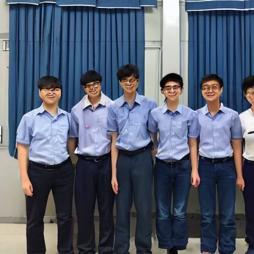 Image similar to technicbots asian ftc team with navy blue shirts