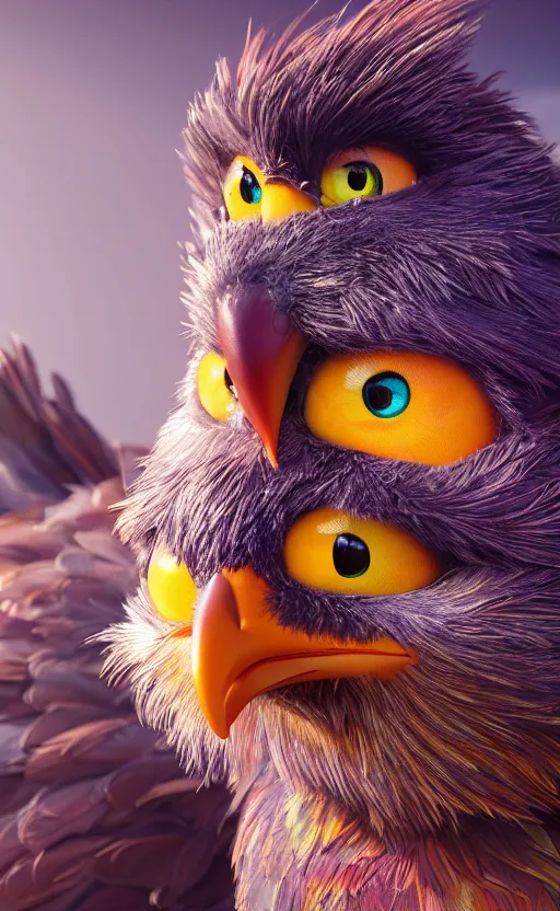 Image similar to phoenix bird, portrait, electric, furry, soft, concept art, sharp focus, intricate details, highly detailed, photorealistic, disney pixar, octane render, iridescent, anime, 8 k