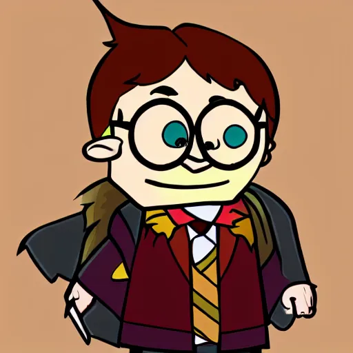 Image similar to harry potter as a fall guys character