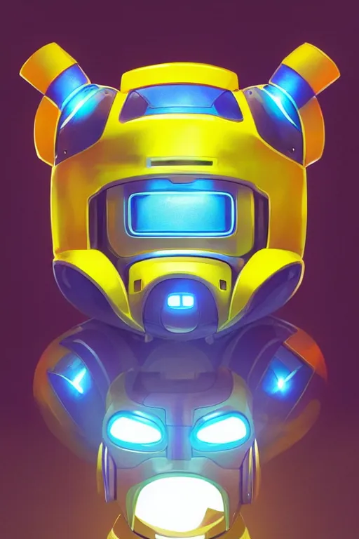 Image similar to metabots medabots medarotto medarot robot minimalist comics helmet mask neon cybereye, behance hd by jesper ejsing, by rhads, makoto shinkai and lois van baarle, ilya kuvshinov, rossdraws global illumination ray tracing hdr radiating a glowing aura