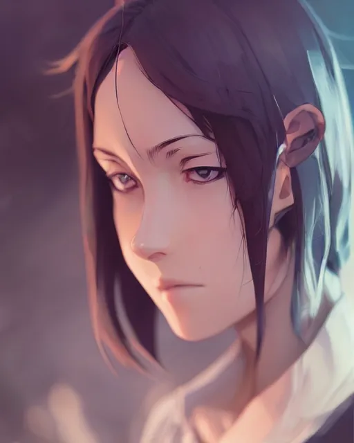 Prompt: medium shot, visible face, detailed face, perfectly shaded, atmospheric lighting, by makoto shinkai, stanley artgerm lau, wlop, rossdraws