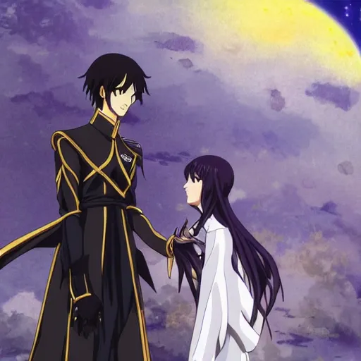 icons and headers — C.C and Lelouch Lamperouge from Code Geass