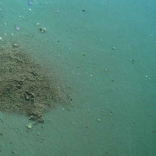 Image similar to seabed showing the marks caused by scallop dredging