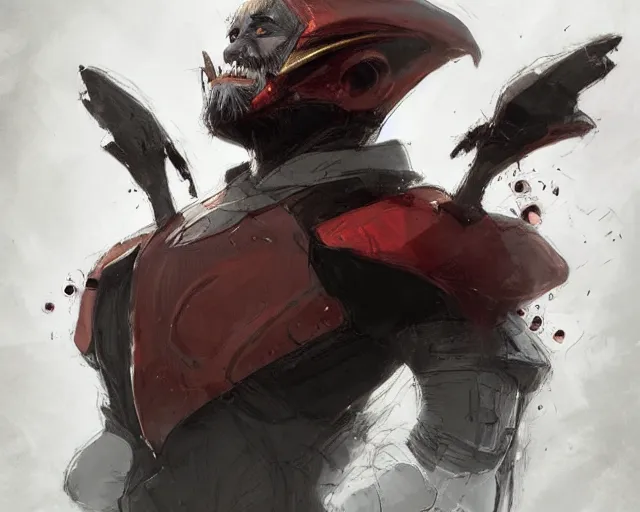 Prompt: portrait of doctor ivo robotnik, epic, tragic, dark fantasy art, fantasy, pretty, hd shot, digital portrait, beautiful, artstation, comic style, by artgerm, guy denning, jakub rozalski, magali villeneuve and charlie bowater