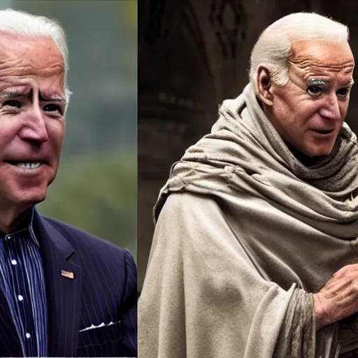 Prompt: Joe Biden as the High Sparrow in Game of Thrones