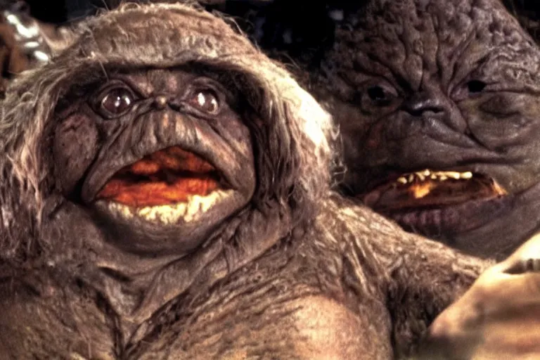 Image similar to a film still of pizza the hut in pi, high quality