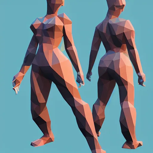 Prompt: low poly warrior from the cloud tribe, cumulus body paint, low poly character portrait, 90s video game asset