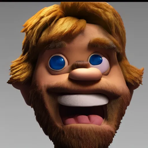 Prompt: shaggy from scooby doo, figurine, claymation, 8 k, studio lighting, cgsociety,