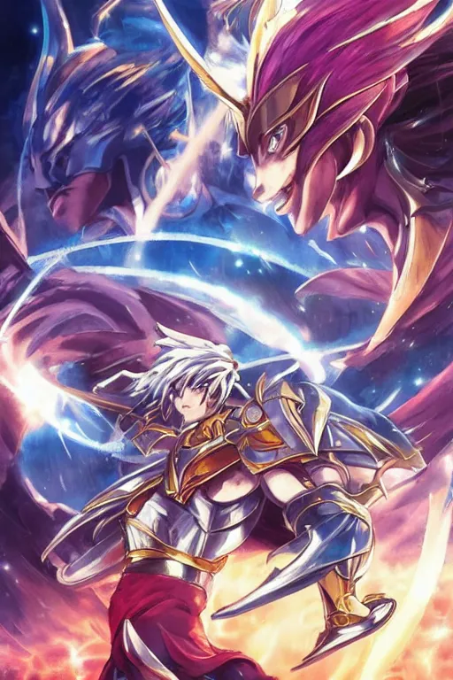 Image similar to 2 0 2 2 knights of the zodiac saint seiya battle for sanctuary hero suit armor comics mask minimalist verytoon nautiljon animes toei animation namco bandai, art by artgerm and greg rutkowski and magali villeneuve