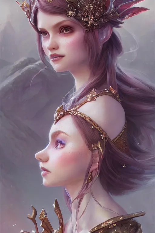 Image similar to fairy princess, highly detailed, d & d, fantasy, highly detailed, digital painting, trending on artstation, concept art, sharp focus, illustration, art by artgerm and greg rutkowski and fuji choko and viktoria gavrilenko and hoang lap