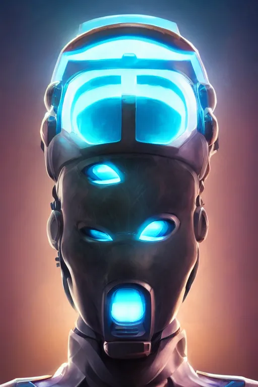 Image similar to epic mask helmet robot ninja portrait stylized as fornite style game design fanart by concept artist gervasio canda, behance hd by jesper ejsing, by rhads, makoto shinkai and lois van baarle, ilya kuvshinov, rossdraws global illumination radiating a glowing aura global illumination ray tracing hdr render in unreal engine 5