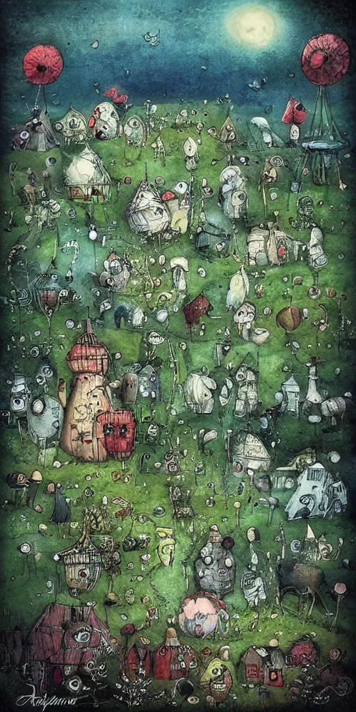 Image similar to a summer scene by alexander jansson