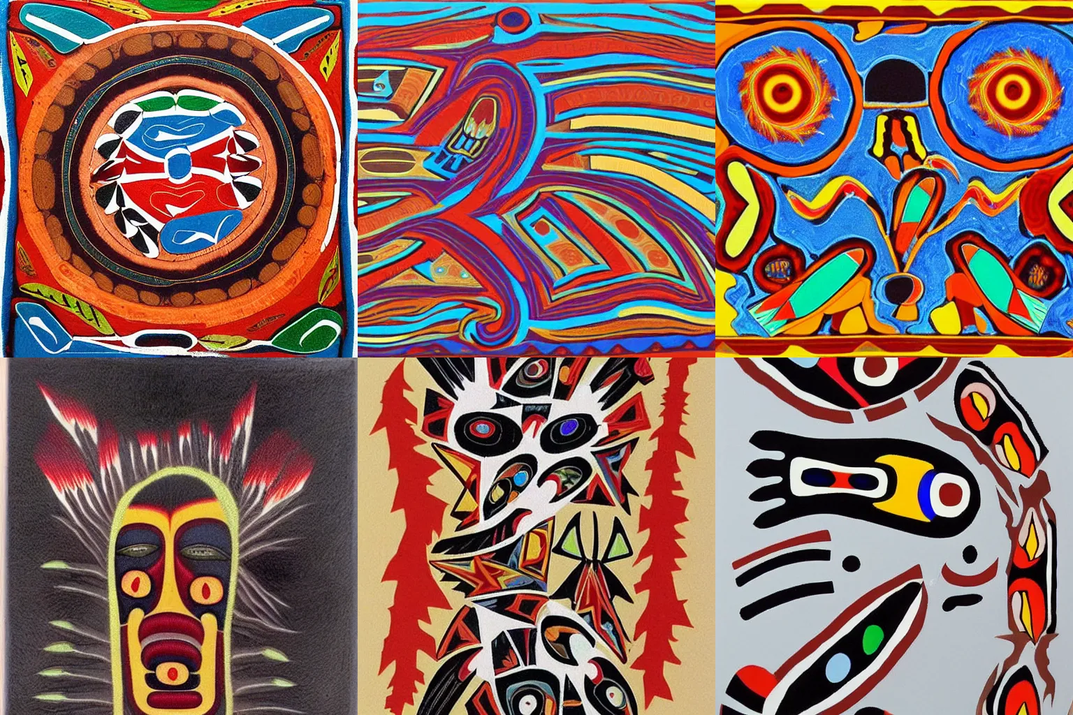 Prompt: native canadian aboriginal art