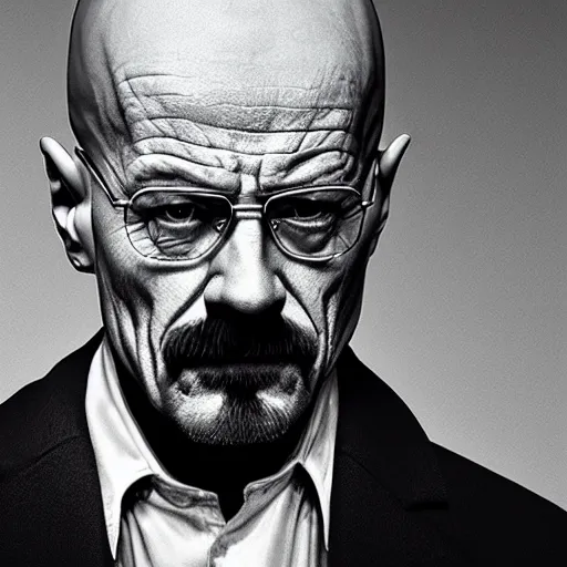 Image similar to walter white as the joker, 8 k, photorealistic, film still