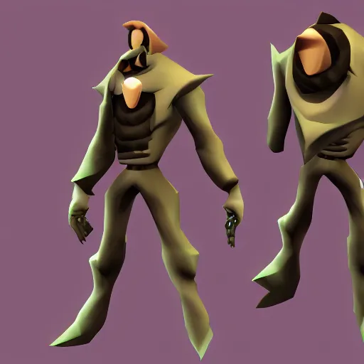 Image similar to demifiend from nocturne in team fortress 2 style