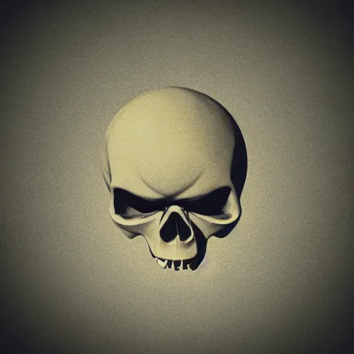 Image similar to a cannonball that looks like a skull