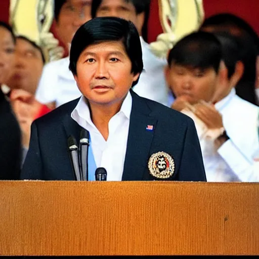 Image similar to God Emperor BongBong Marcos,