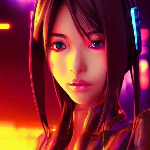 Image similar to anime woman portrait made out of rain, beautiful, stylish suit, cyberpunk background, neon, rendered in octane, unreal engine, matte painting, sharp focus, trending on artstation, futuristic, space, realistic