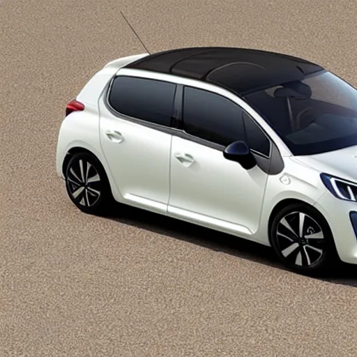 Prompt: a Peugeot car , in the style of Renault car