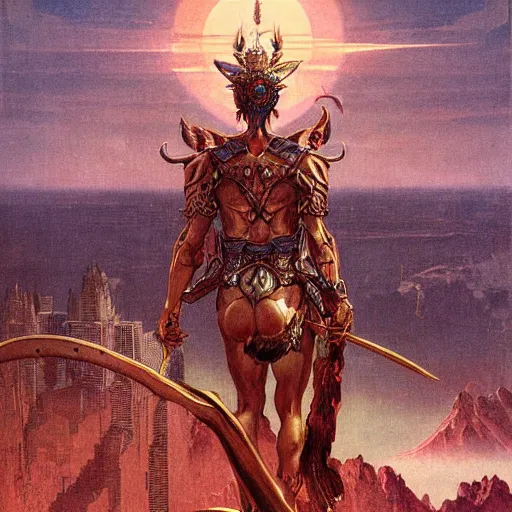 Image similar to portrait of immense, majestic, surreal, terrifying yosh from nintendo standing triumphant over the city, perfectly clear face, by j. c. leyendecker, bosch, and beksinski