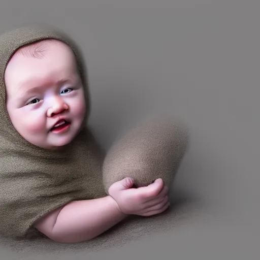 Prompt: ugliest baby 3 5 mm hdr realistic