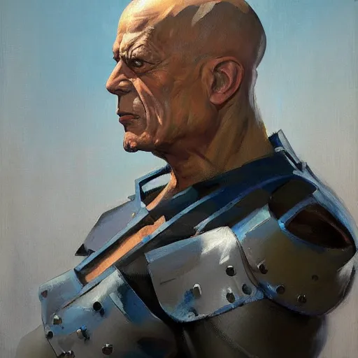 Prompt: greg manchess portrait painting of partially armored pablo picasso as overwatch character, medium shot, asymmetrical, profile picture, organic painting, sunny day, matte painting, bold shapes, hard edges, street art, trending on artstation, by huang guangjian, gil elvgren, ruan jia, randy vargas, greg rutkowski