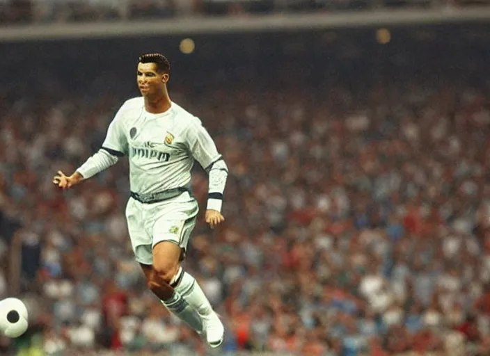 Image similar to realistic photo of ronaldo in the hall of fame 5