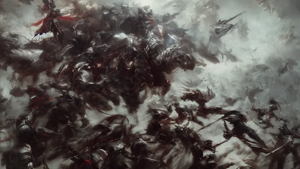 Image similar to the final battle by ruan jia,